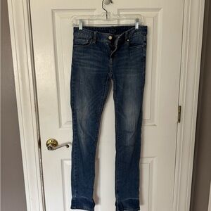 White House Black Market Dark Blue Skinny Jeans
